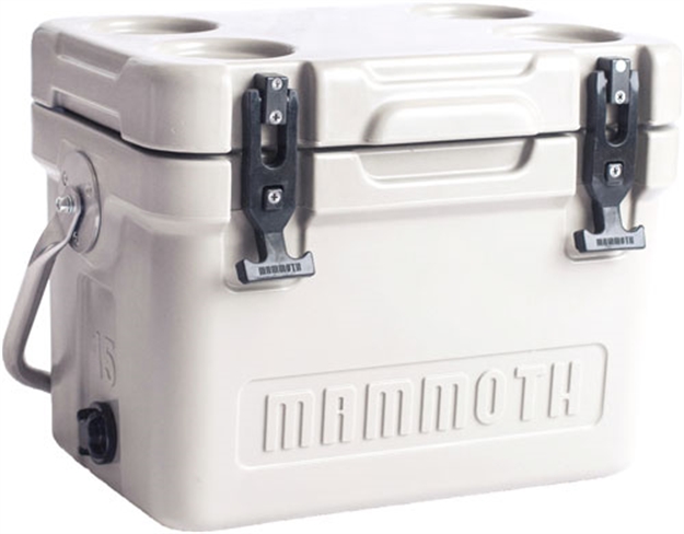 Picture of Mammoth Coolers Cruiser Series Coolers 15 Quart White/White W/Handle
