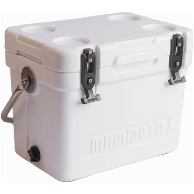 Picture of Mammoth Coolers Cruiser Series Coolers 20 Quart White/White W/Handle