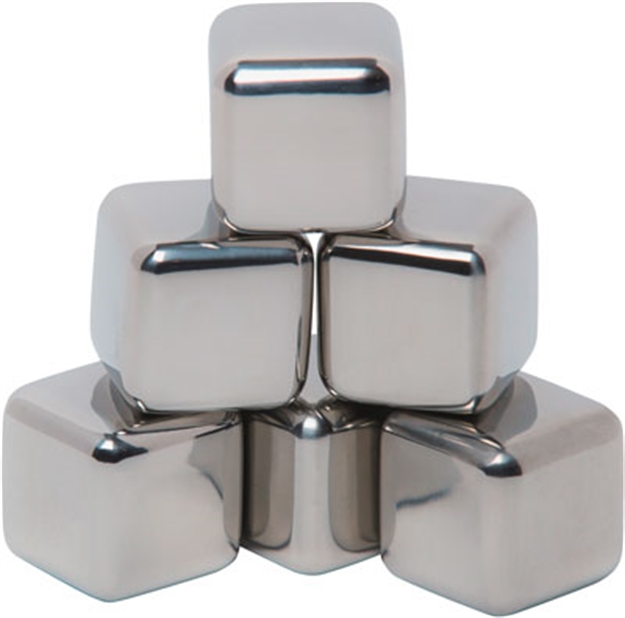 Picture of Mammoth Coolers Ice Bergs Stainless Steel Ice Cubes 6-Pack