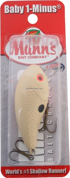 Picture of Mann's Bait Company Baby 1-Minus Crankbait, 2 1/4", 1/4 Oz, Bone
