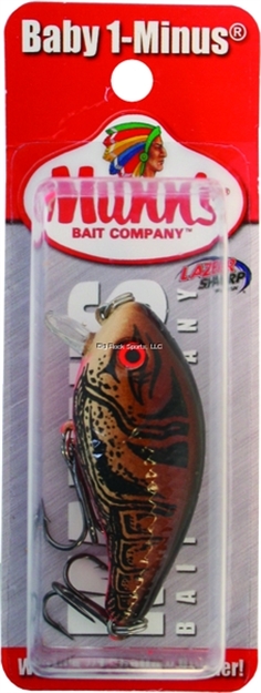 Picture of Mann's Bait Company Baby 1-Minus Crankbait, 2 1/4", 1/4 Oz, Brown Craw