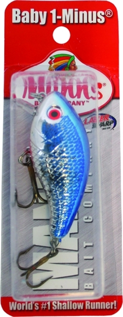 Picture of Mann's Bait Company Baby 1-Minus Crankbait, 2 1/4", 1/4 Oz, Chartreuse/Blue