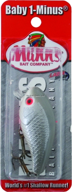 Picture of Mann's Bait Company Baby 1-Minus Crankbait, 2 1/4", 1/4 Oz, Grey Ghost