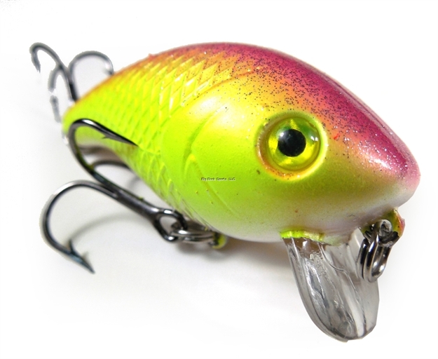 Picture of Mann's Bait Company Baby 1-Minus Crankbait 2 1/4", 1/4 Oz, Lemon Ghost Double
