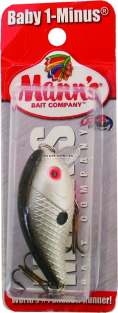 Picture of Mann's Bait Company Baby 1-Minus Crankbait, 2 1/4", 1/4 Oz, Purple/Black