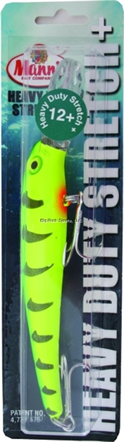 Picture of Mann's Bait Company Heavy Duty Stretch 12+ Floating/Diving Trolling Lure, 8", 2 Oz, Firetiger