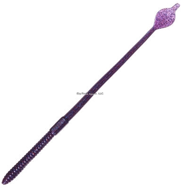 Picture of Mann's Bait Company Jellyworm, 12", 10Pk, Electric Fire