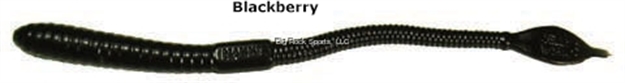 Picture of Mann's Bait Company Jellyworm, 6", 20Pk Blackberry