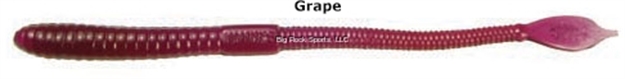 Picture of Mann's Bait Company Jellyworm, 6", 20Pk Grape