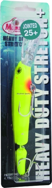 Picture of Mann's Bait Company Jointed Stretch 25+ Floating/Diving Trolling Lure, 8", 2 Oz, Chartreuse