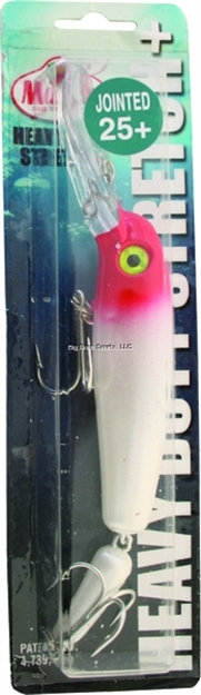 Picture of Mann's Bait Company Jointed Stretch 25+ Floating/Diving Trolling Lure, 8", 2 Oz, Red Head