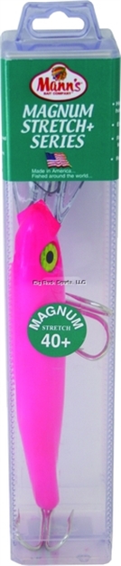 Picture of Mann's Bait Company Magnum Stretch 40+ Floating/Diving Trolling Lure, 14", 8 Oz, Thru-Body Wire, Pink