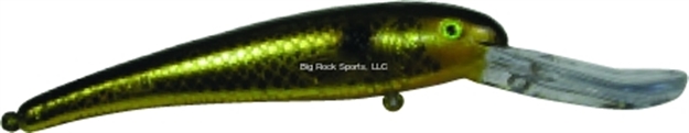 Picture of Mann's Bait Company Smooth Body Stretch 25+ Floating/Diving Trolling Lure, 8", 2 Oz, Gold/Black