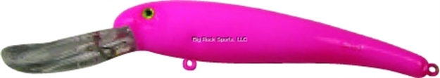 Picture of Mann's Bait Company Smooth Body Stretch 25+ Floating/Diving Trolling Lure, 8", 2 Oz, Pink