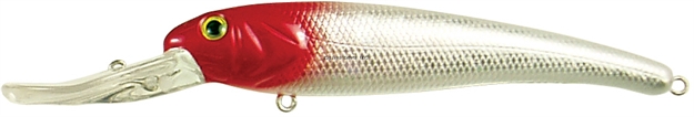 Picture of Mann's Bait Company Textured Stretch 15+ Floating/Diving Trolling Lure, 4 5/8", 1/2 Oz, Redhead Holographic