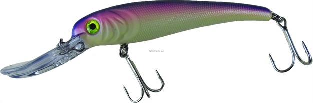 Picture of Mann's Bait Company Textured Stretch 25+ Floating/Diving Trolling Lure, 8", 2 Oz, Niteglow Purple Pink