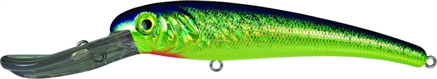 Picture of Mann's Bait Company Textured Stretch 25+ Floating/Diving Trolling Lure, 8", 2 Oz, Splatter Dolphin Holographic