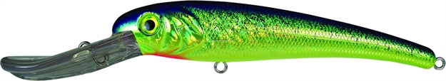 Picture of Mann's Bait Company Textured Stretch 30+ Floating/Diving Trolling Lure, 11", 6 Oz, Splatter Dolphin Holographic