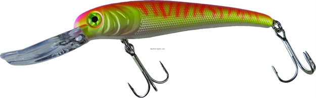 Picture of Mann's Bait Company Textured Stretch 30+ Floating/Diving Trolling Lure, 11", 6 Oz, Tequila Sunrise