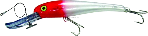 Picture of Mann's Bait Company Giganticus G-50+ Floating/Diving Lure, 16", 10 Oz, Thru-Body Wire, Pearl/Black