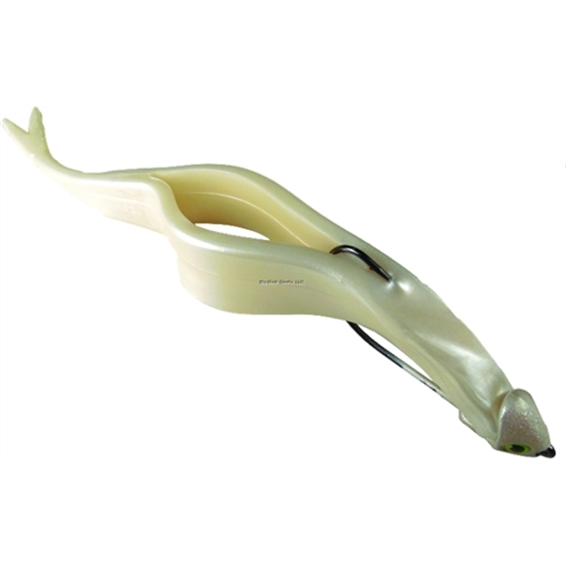 Picture of Mann's Bait Company Monster Reel'n Shad Swimbait, 9", Striper Silver Bone, Floating