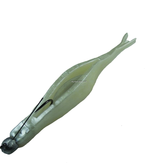 Picture of Mann's Bait Company Reel'n Shad Swimbait, 5 1/4", Pearl White, Floating