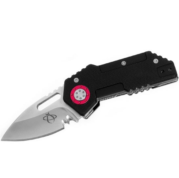Picture of Mantis Tough Tony Folder 2.375 IN Blade Black G10 Red Insert
