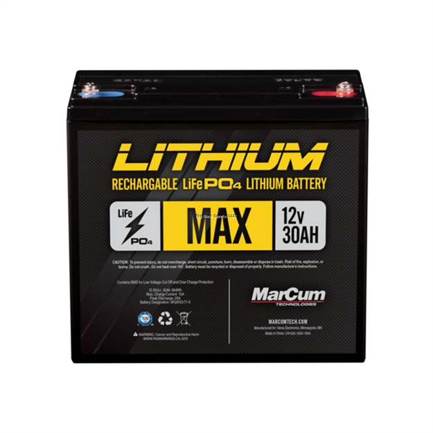 Picture of Marcum 12V30amp Lifepo4 Battery Only