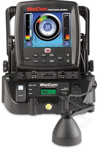 Picture of Marcum Digital Sonar/Lithium Shuttle Combo, 6" Flat Panel Colour Lcd, 4800W, Dual Beam, Auto Lock Zoom