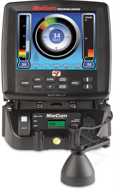 Picture of Marcum Digital Sonar/Lithium Shuttle Combo, 8" Flat Panel Color Lcd, 4800W, Dual Beam, Auto Lock Zoom