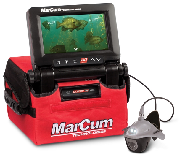 Picture of Marcum Quest HD Underwater Viewing System, 7" Screen, 1080P HD Video Out, Led Lighting, 75' Cable, ON Screen Display
