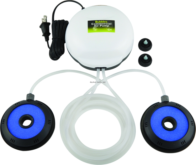 Picture of Marine Metal 110 Air Bubbles Commercial Pump 110V AC Aerates 100 Gallons W/2Air Stones-2Diaphrapms & 12Ft Tubing
