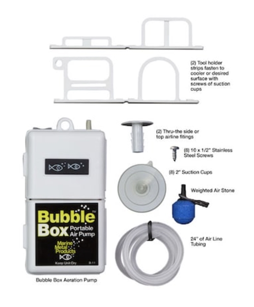Picture of Marine Metal Bubble Box Live Well Kit With B-11 Aerator And Tool Holder LWK-11 029326106005