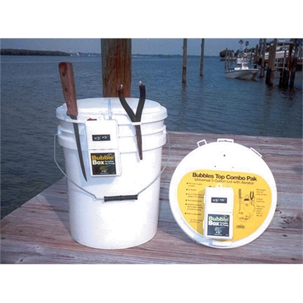 Picture of Marine Metal Bubbles Top Combo Pak 5Gal Lid LB-11