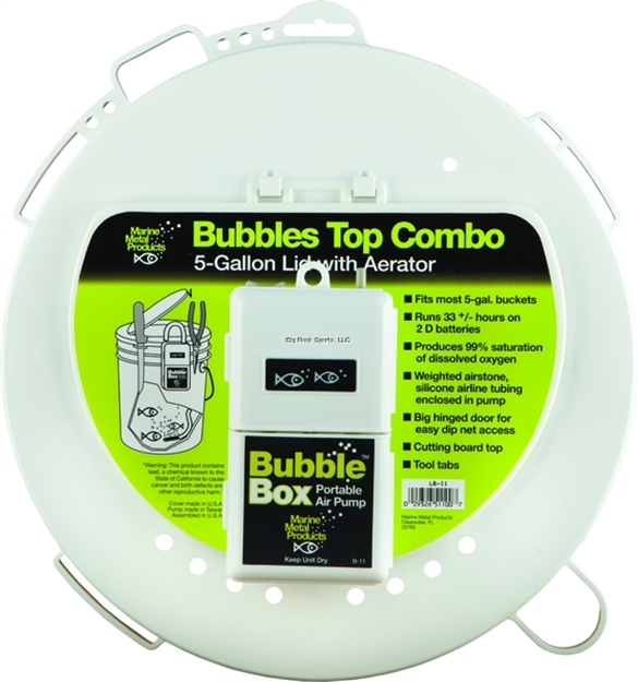 Picture of Marine Metal Top Combo PK Univ 5 Gal Lid W/B-11 Aerator LB-11 029326511007