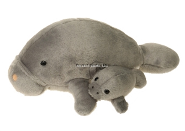 Picture of Marine Sports 11" Manatee Mama & Baby Manatee Plush