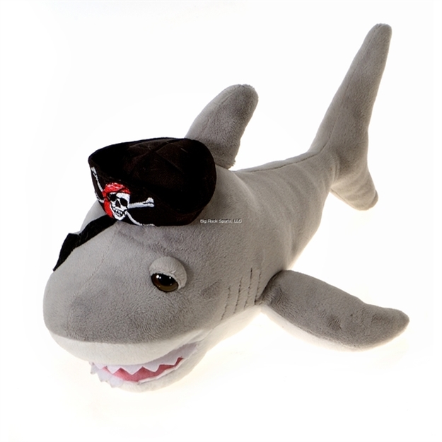 Picture of Marine Sports 14" Pirate Shark W/ Pirate Handbook Plush