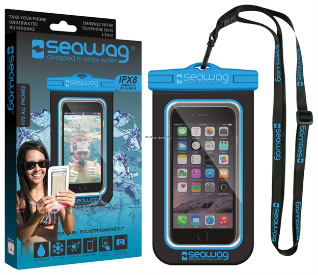 Picture of Marine Sports 80 FT Seawag Waterproof Case Universal Size Black Case IN Blue