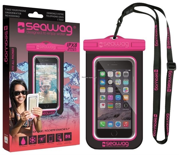 Picture of Marine Sports 80 FT Seawag Waterproof Case Universal Size Black Case IN Pink