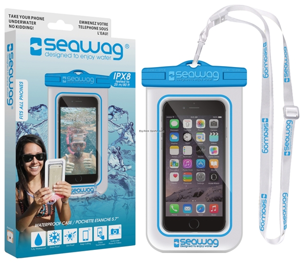 Picture of Marine Sports 80 FT Seawag Waterproof Case Universal Size White Case IN Blue