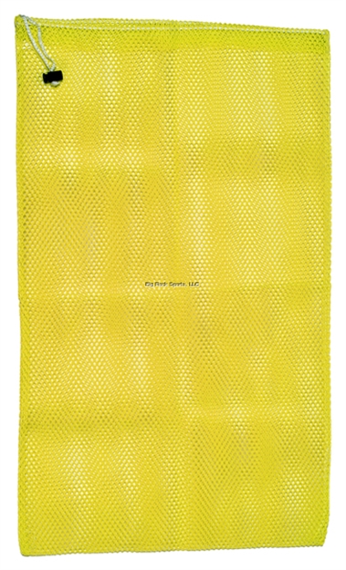 Picture of Marine Sports Bag Deluxe Drawstring Heavy Mesh 18" X 30" Bag W/ Cord & Closure  - Yellow