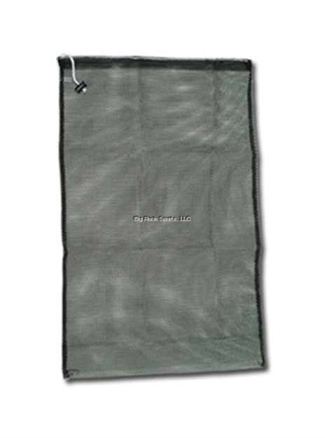 Picture of Marine Sports Bag Scallop Drawstring Mesh 15" X 20" Bag W/ Cord & Closure  - Yellow