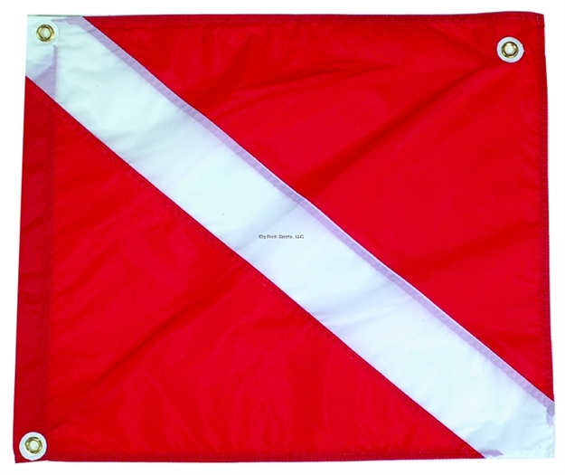 Picture of Marine Sports Deluxe High Tech 20"X 24" Nylon Flag W/Stiffener
