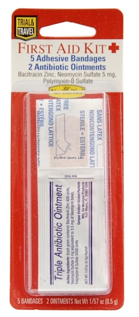 Picture of Marine Sports First Aid Kit  Includes 5 Bandages & Antibiotic Ointment