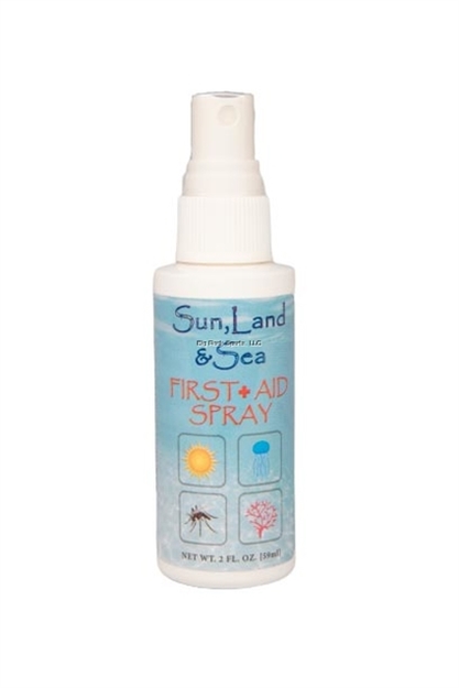 Picture of Marine Sports First Aid Spray Fda Cleared, All Natural, Safe Around Eyes, Ears, Mouth - Stings Rashes Cuts Blister Burns 2 OZ