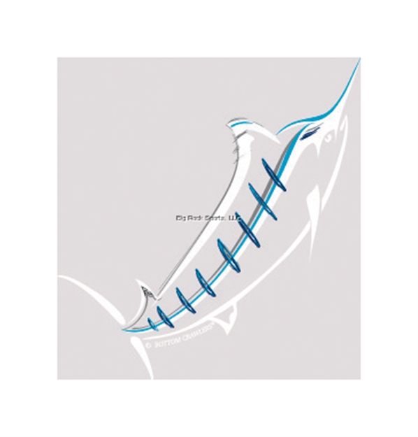 Picture of Marine Sports Marlin 5" Vinyl Decal Life Imitating Animals Marlin