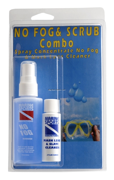 Picture of Marine Sports NO Fog Concentrate Pump Spray & Mask Scrub IN Clam Shell Pack