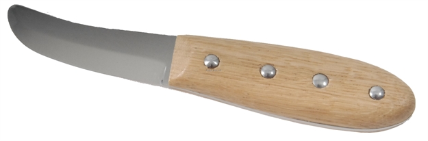Picture of Marine Sports Scallop Knife 6", Stainless Steel, 2.5" Blade, Bamboo Handle Casson's Cutlery
