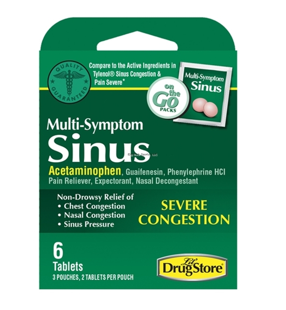 Picture of Marine Sports Sinus Relief Multi-Symptom - 6 Count