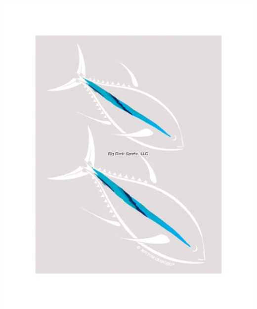 Picture of Marine Sports Tuna 5" Vinyl Decal Life Imitating Animals Tuna